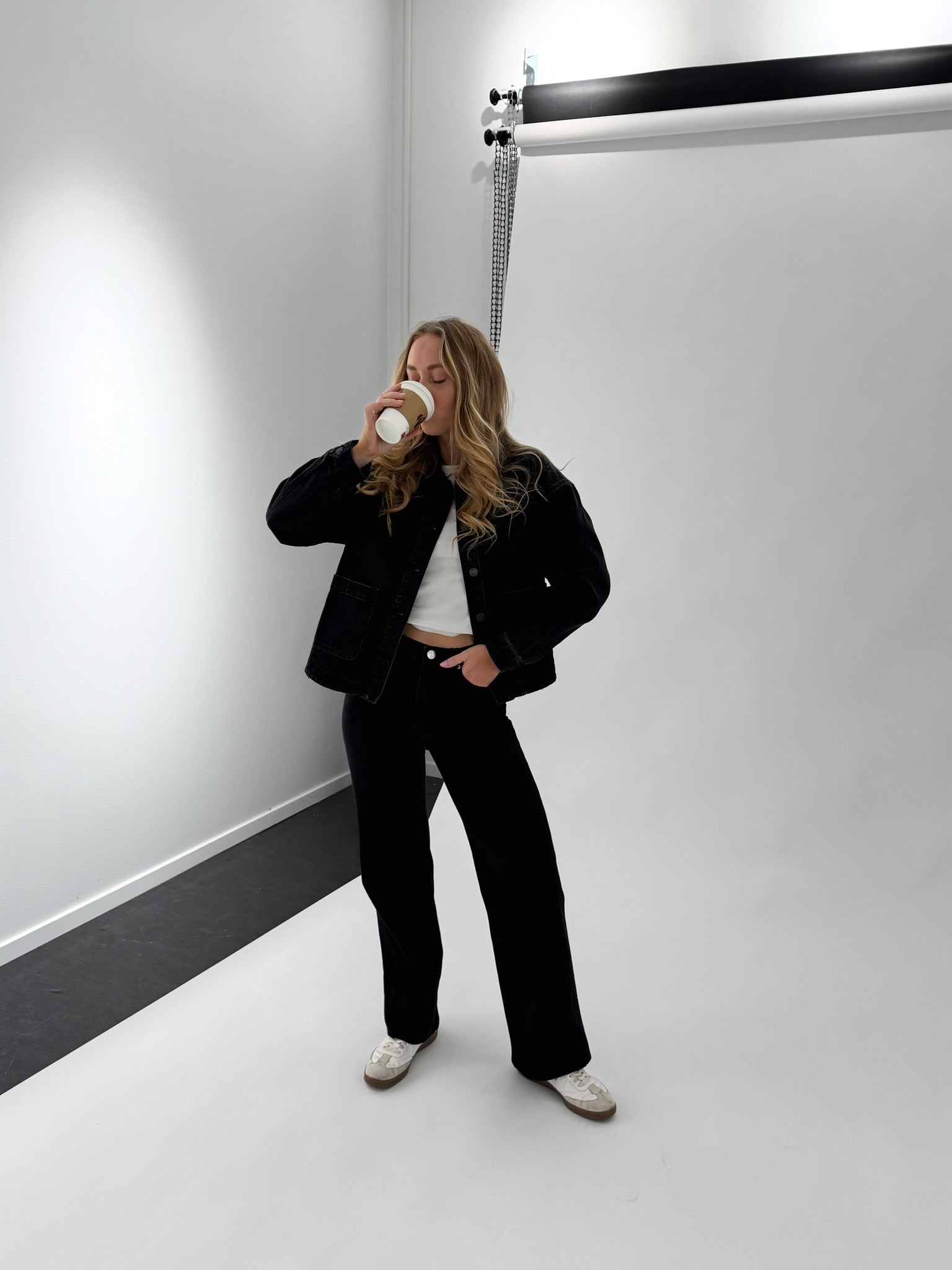 VMJAMIE Denim Jacket - Black Denim